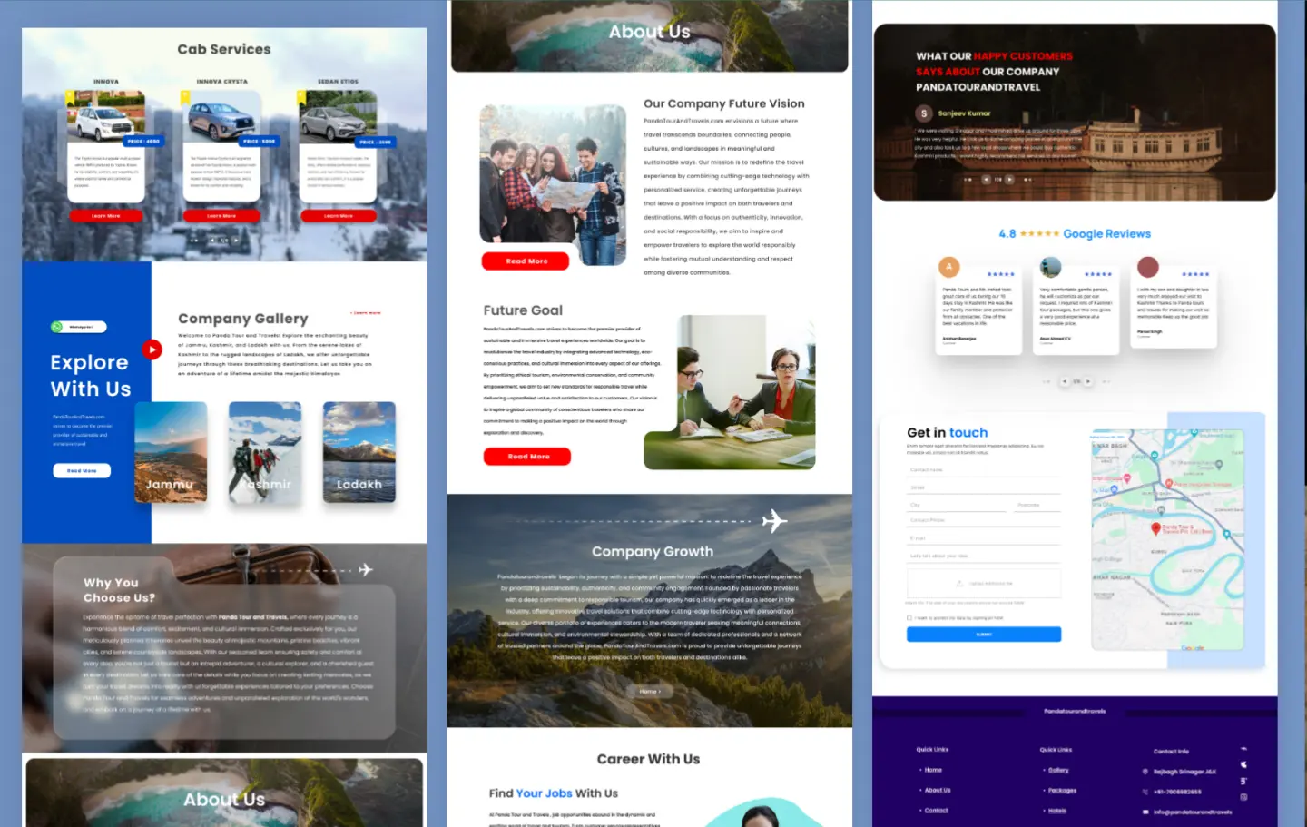Wordpress Website Development Tour and Travel Website